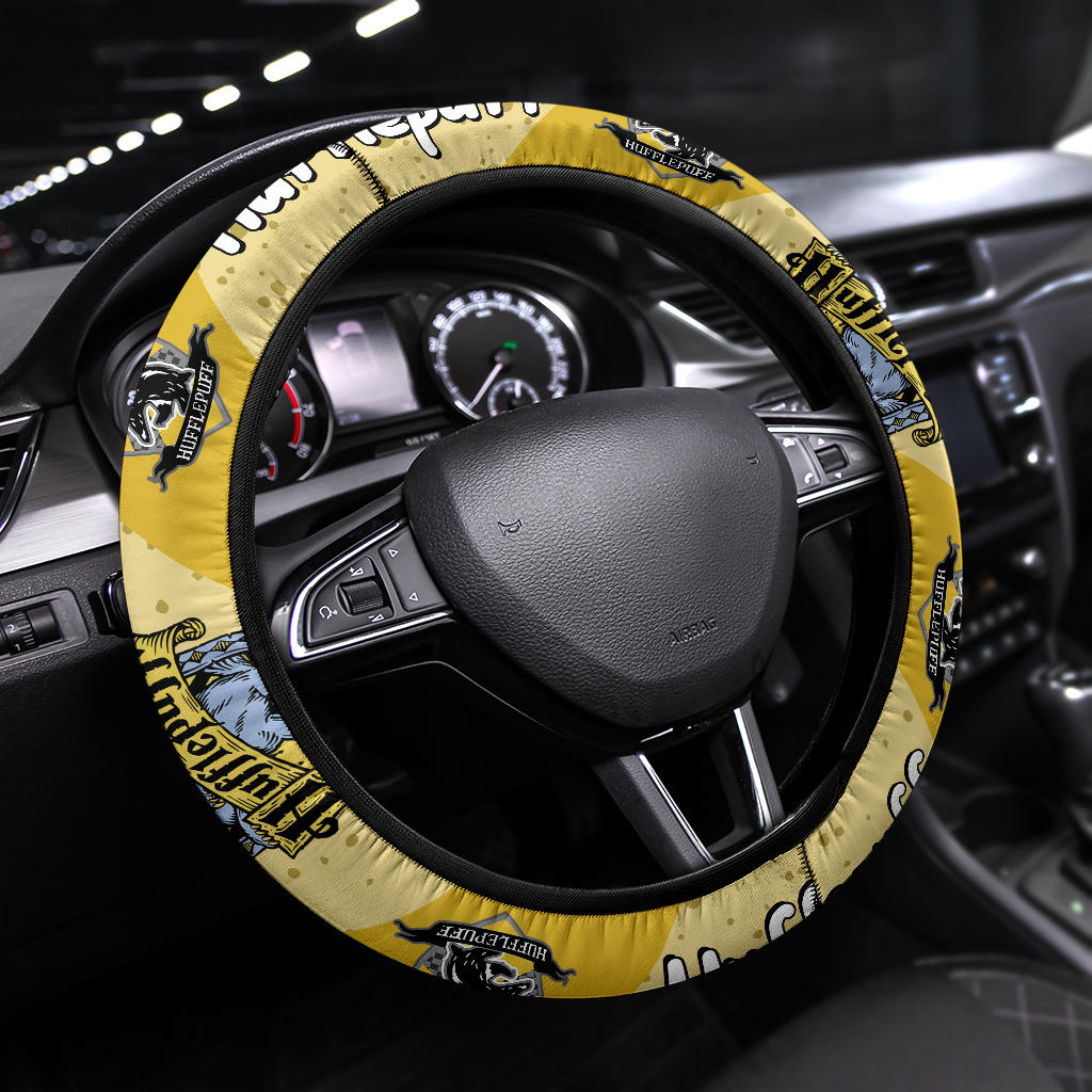 Hufflepuff Harry Potter Steering Wheel Cover