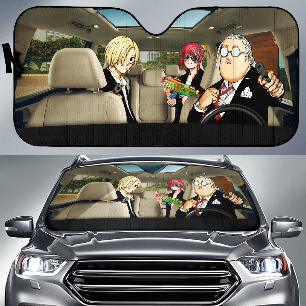 Sakamoto Days Car Auto Sunshades