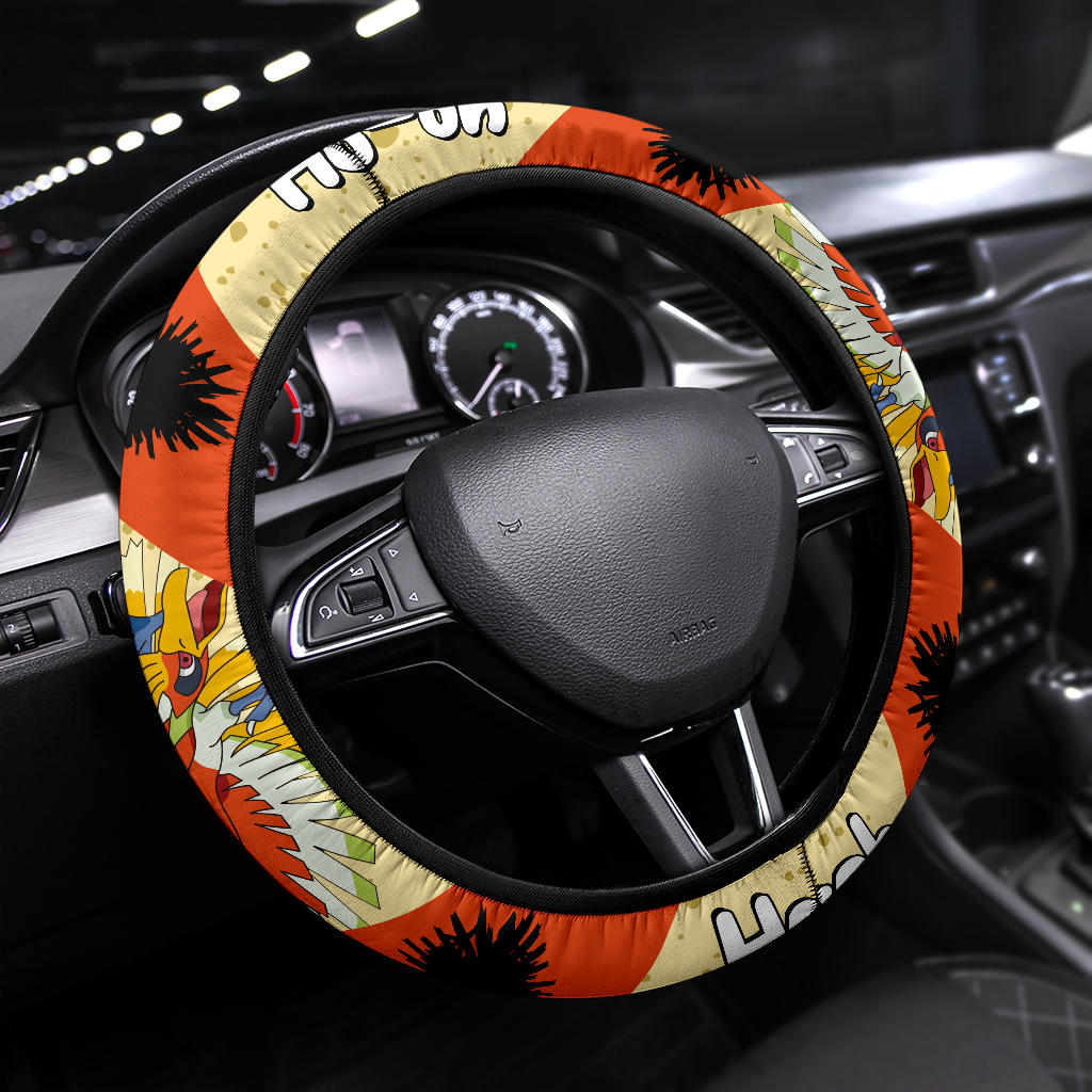 Ho-Oh Pokemon Steering Wheel Cover