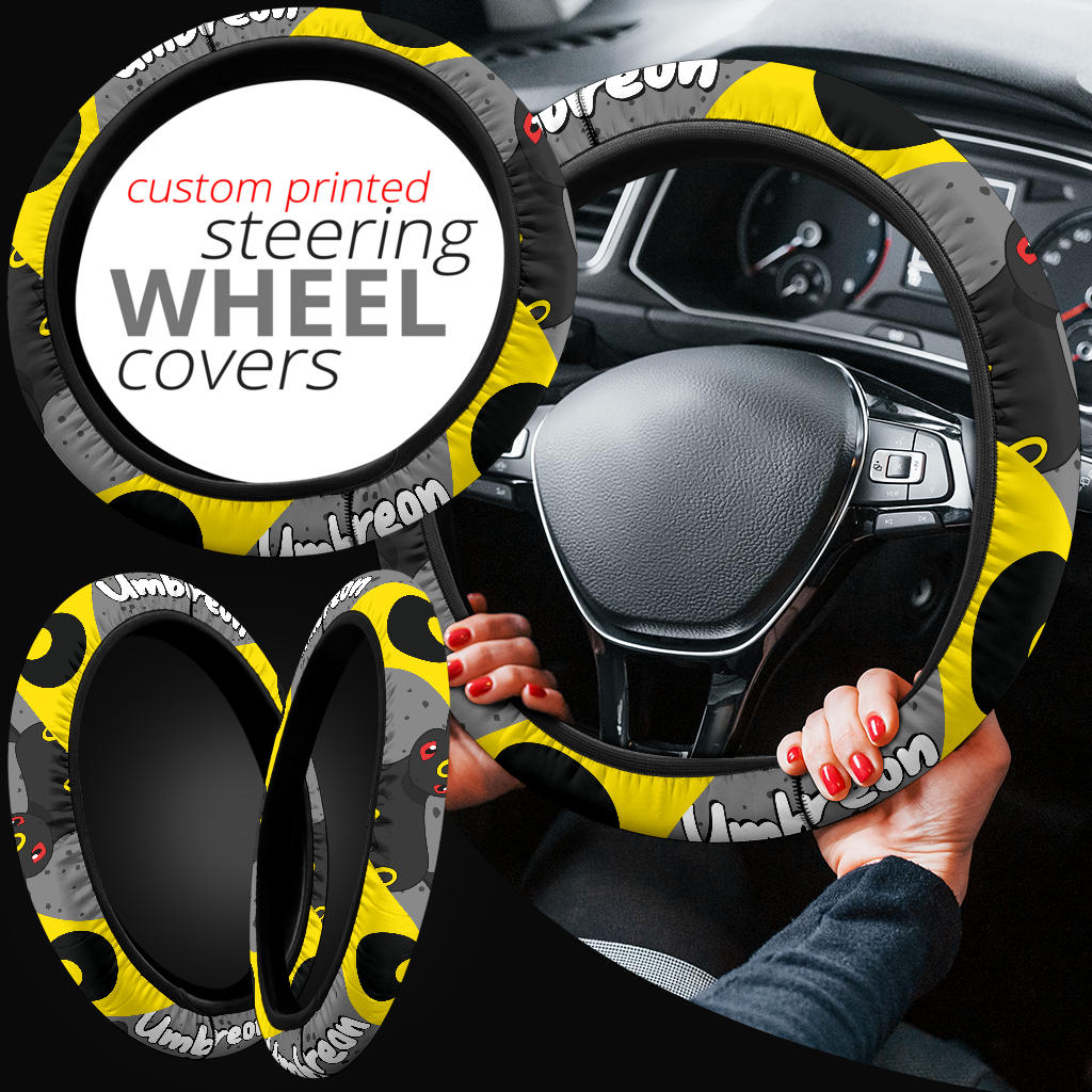 Umbreon Pokemon Steering Wheel Cover