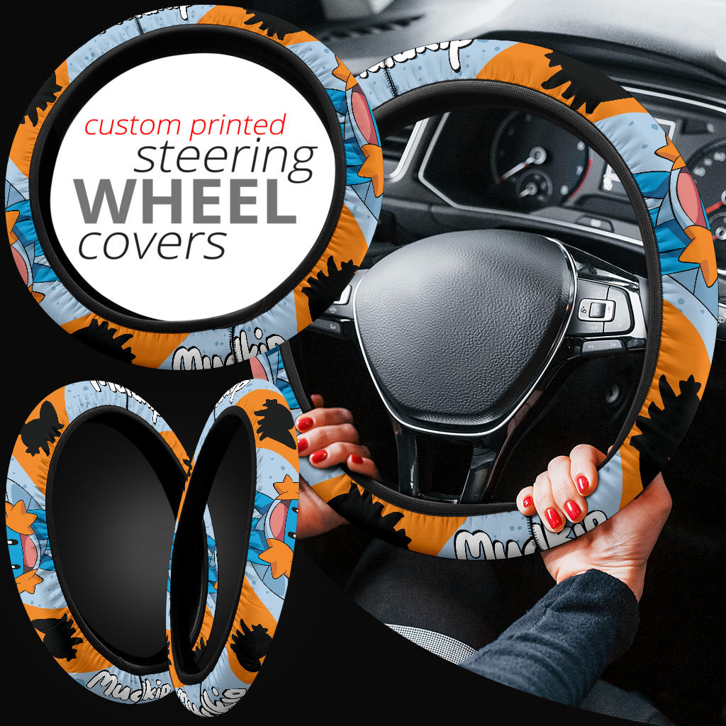 Mudkip Pokemon Steering Wheel Cover