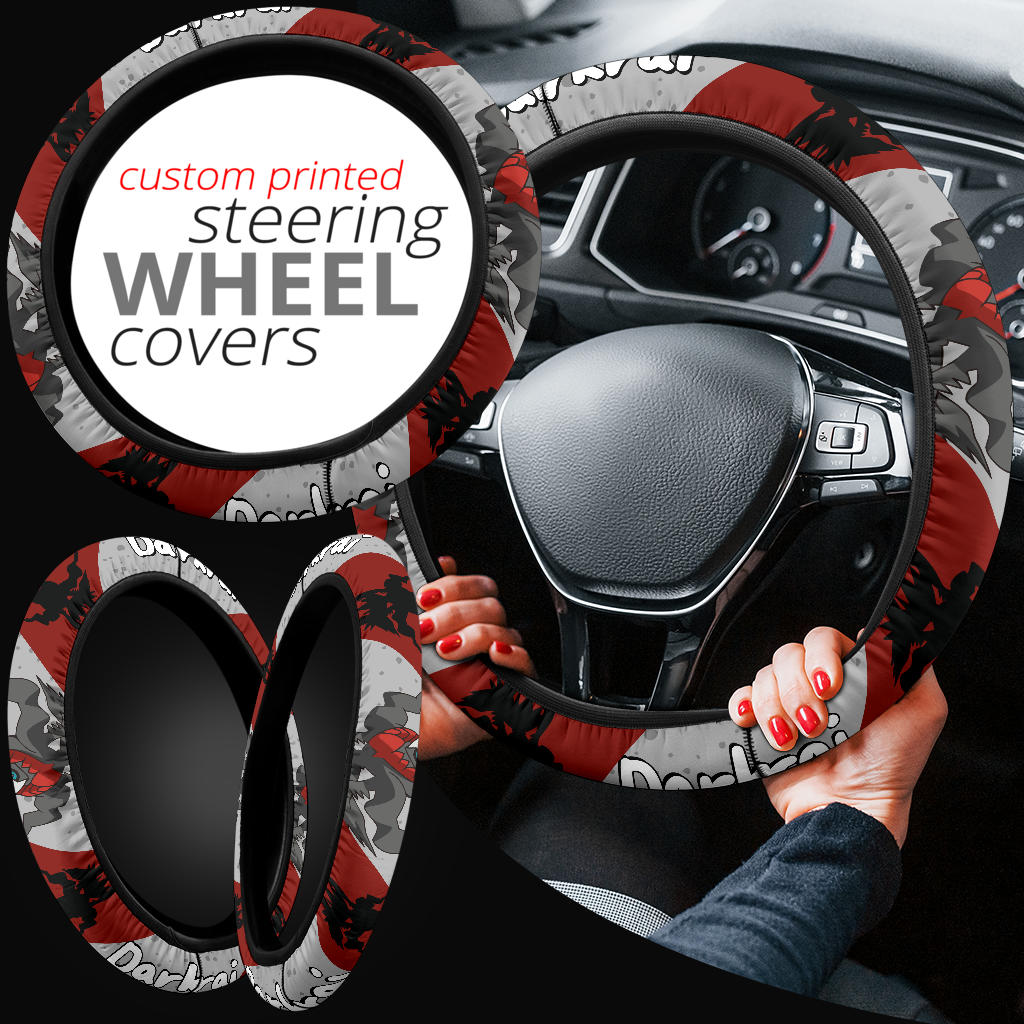 Darkrai Pokemon Steering Wheel Cover