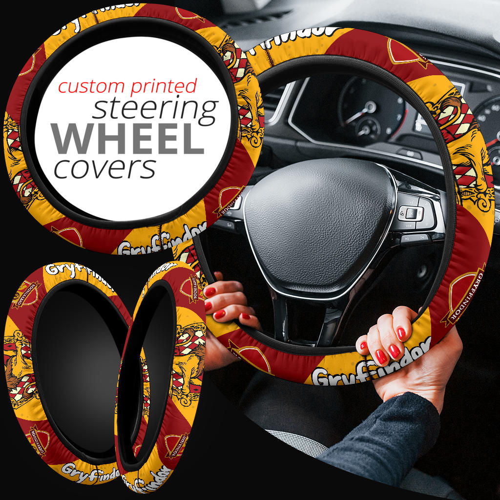 Gryffindor Harry Potter Steering Wheel Cover