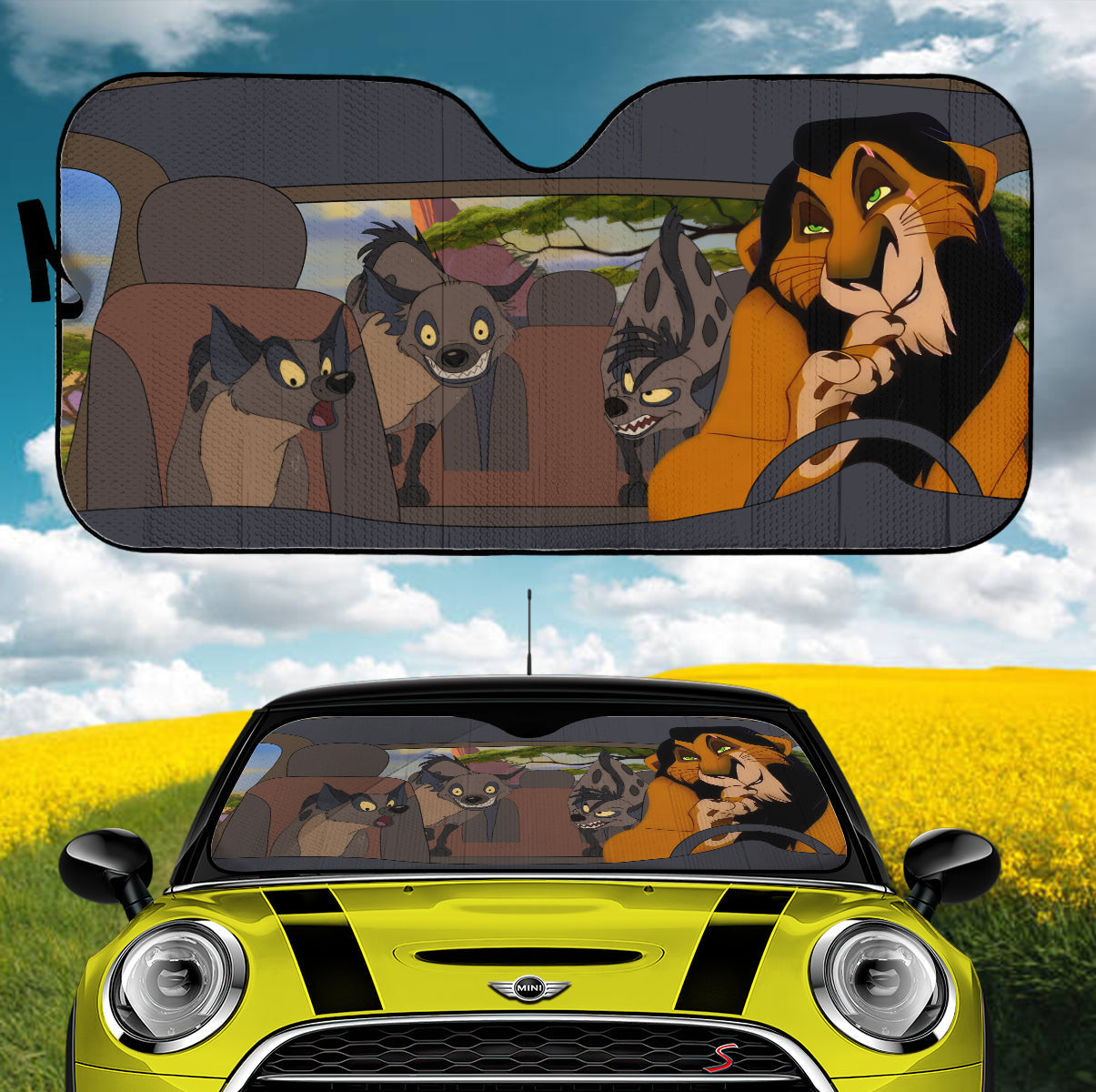 Lion King Rafa Car Auto Sunshades