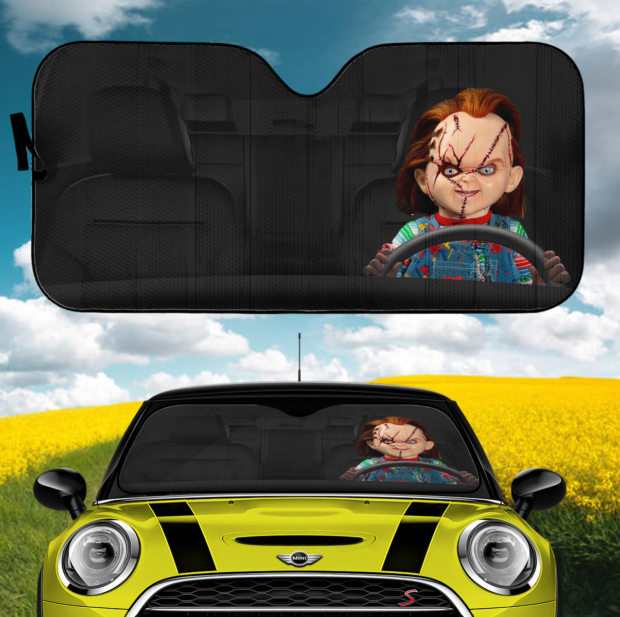 Chucky Car Auto Sunshades