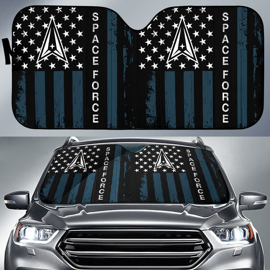 Space Force Car Auto Sunshades