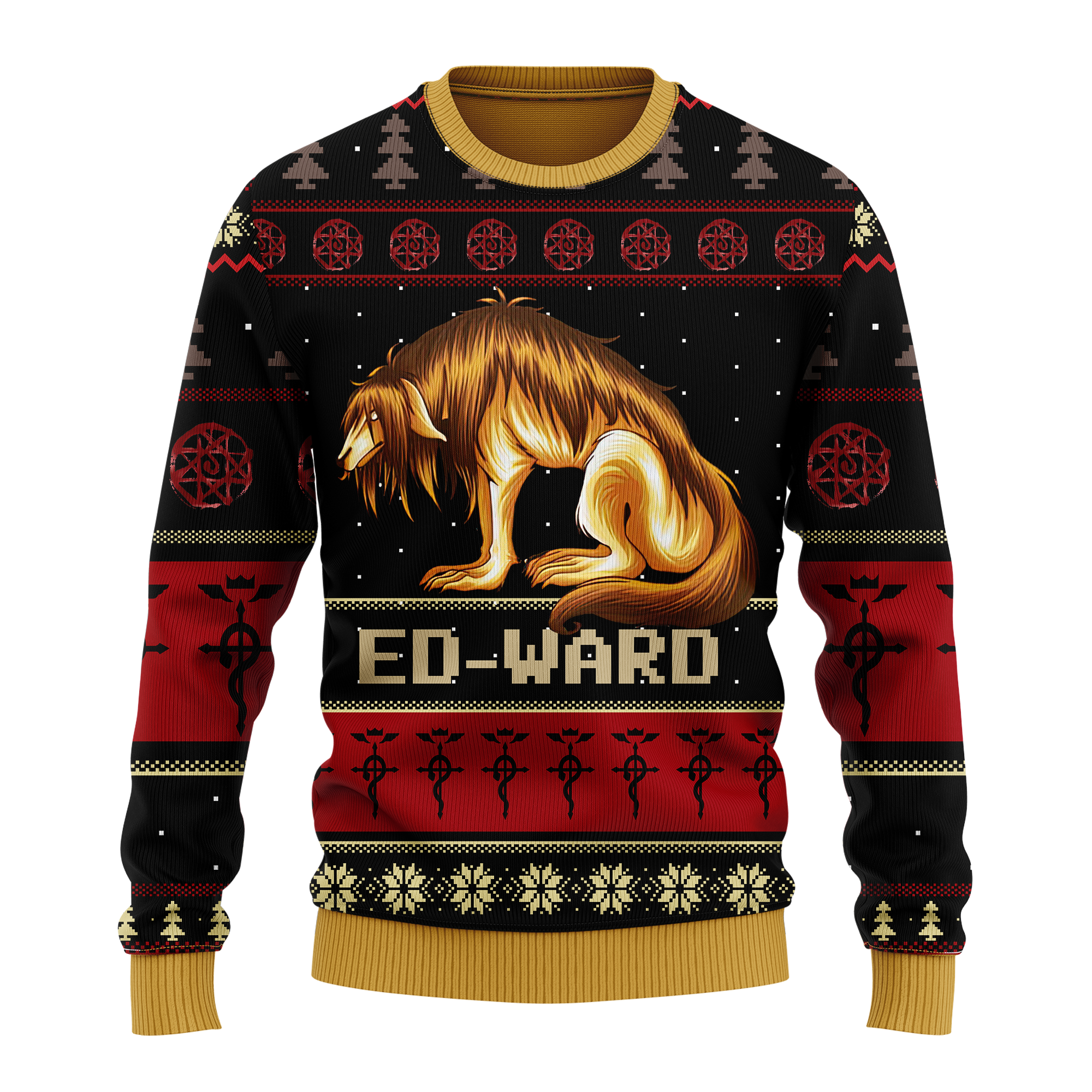 Fullmetal Alchemist Ed-Ward Christmas Sweater Amazing Gift Idea Thanksgiving Gift